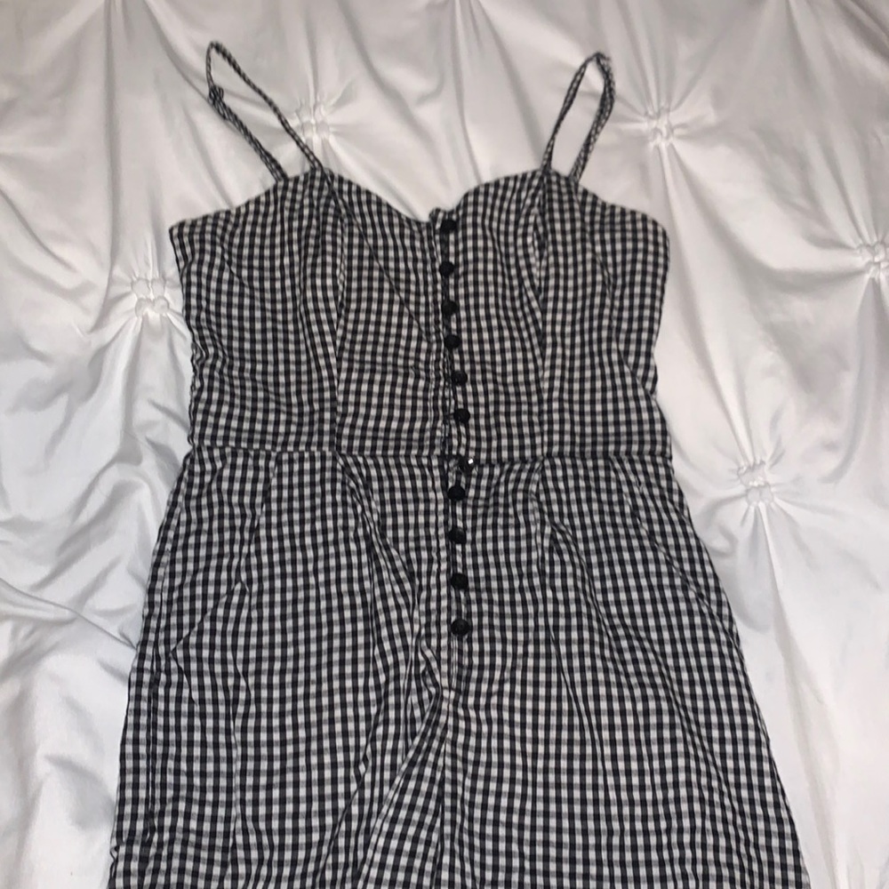 Plaid Romper size small
